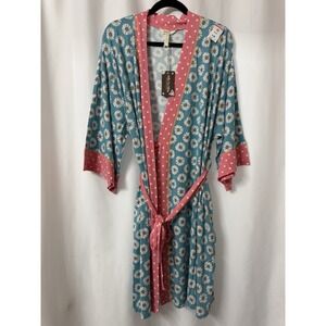 Matilda Jane Robe Enchanted Lounge-Around Daisy-Print Women's Large NWT. E46